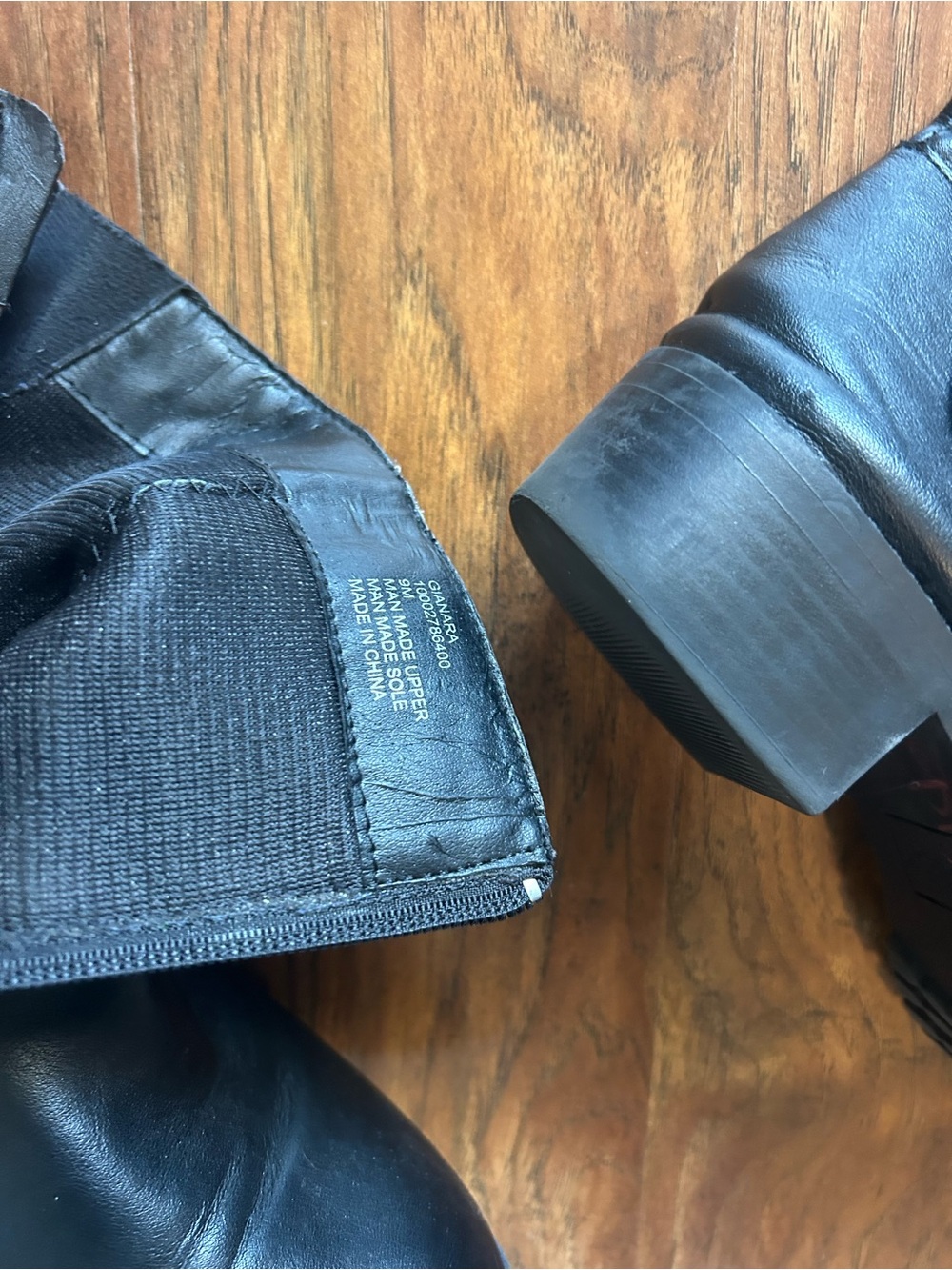 Style & Co. Black Leather Moto Ankle Boots with Buckles - Picture 7 of 7